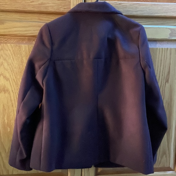 Warm purple pea coat! - Picture 5 of 7